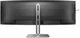 Монитор 48.8" Philips 49B2U5900C (49B2U5900C/00) VA 75Hz 5120x1440 Curved Black - изображение 3