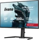 Монитор 23.8" iiyama G-Master G2441HSU-B1 Black Hawk IPS 144Hz 1920x1080 Black - изображение 3