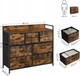 Komoda ModernHome by Multistore do sypialni salonu przedpokoju 7 szuflad rustykalny Brąz (5903332070589) - obraz 3