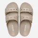 Женские шлепанцы для пляжа Crocs Saturday Sandal W 213586-214 Бежевые W6/36-37/22-22.5см - изображение 4