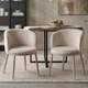 Комплект з 2-х обідніх стільців Bali Greek marble velvet black base - изображение 1