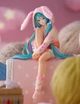Фигурка аниме Noodle Stopper FuRyu Хацунэ Мику Hatsune Miku Кроличьи уши Rabbit Ear Hood Pajama Vocaloid 14 см - изображение 1