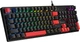 Клавіатура дротова A4Tech Bloody S520N BLMS Red Plus USB Fire Black (A4TKLA47737) - зображення 4