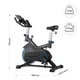 Спинбайк Gymtek XS1000 синий - изображение 15