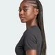 Женский топ Essentials Ribbed adidas IY9664 (M) черный (4067894018470) - изображение 5