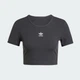 Женский топ Essentials Ribbed adidas IY9664 (M) черный (4067894018470) - изображение 6