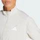 Женская куртка Train Essentials 3-Stripes Woven Warm-Up Jack adidas JE6173 (XL) бежевый (4067891318351) - изображение 4
