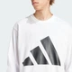 Чоловічий лонгслів Essentials Big Logo Single adidas IN6181 (4XL) білий (4067905133307) - зображення 6
