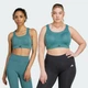 Женское бра TLRD Impact Training High Support adidas JX8844 (XS (A-B)) зеленый (4068809504804) - изображение 1