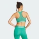 Жіночий спортивний бра Powerreact Training Medium-Support Hyperglam adidas JC7353 (2XS (C-D)) зелений (4067891258848) - зображення 2
