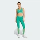 Жіночий спортивний бра Powerreact Training Medium-Support Hyperglam adidas JC7353 (2XS (C-D)) зелений (4067891258848) - зображення 4
