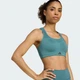 Женское бра TLRD Impact Training High Support adidas JX8844 (XS (A-B)) зеленый (4068809504804) - изображение 5