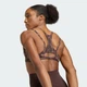 Женское бра Optime Leopard Strappy Light Support adidas KF5702 (XL) коричневый (4068822536769) - изображение 5