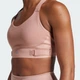 Женский спортивный бра FastImpact Luxe Run High-Support adidas JI7979 (M (E-G)) розовый (4067902546117) - изображение 5