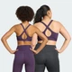 Женский спортивный бра TLRDREACT Training High-Support adidas JW4874 (2XS (A-B)) фиолетовый (4068809023695) - изображение 2