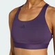 Женский спортивный бра TLRDREACT Training High-Support adidas JW4874 (2XS (A-B)) фиолетовый (4068809023695) - изображение 4