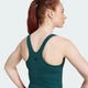 Женская майка adidas All Me Medium Support adidas JL5525 (M) зеленый (4068811370558) - изображение 5