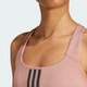 Женское спортивное бра Powerimpact Training Medium-Support 3-Stripes adidas JI7989 (XL (A-B)) розовый (4067891127328) - изображение 5