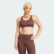 Жіноче бра All Me Luxe Medium-Support adidas IY2426 (S (C-D)) коричневий (4067888178548) - зображення 1
