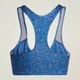 Женский спортивный бра со средней поддержкой adidas by Stella McCartney TruePurpose Power Impact Printed Training adidas JF8482 (XS (C-D)) синий (4067905687862) - изображение 7