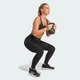 Женское бра Optime Essentials Workout Zip-Front Medium Support adidas KB4386 (L) черный (4068822542890) - изображение 3