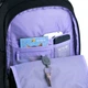 Рюкзак шкільний Kite Education 584M для дівчинки Чорний 39.5x29x13см 13 л легкий Ортопедичний 1-4 клас спинка Ergo Kids (K26-584M-2) - зображення 12