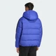 Мужской пуховик Essentials Climawarm 3-Stripes Puffer Hooded adidas JW9099 (S) синий (4068811579494) - изображение 2