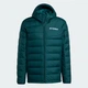 Мужской пуховик Terrex Multi Light CLIMAWARM Hooded adidas JZ9970 (S) зеленый (4068809576955) - изображение 6