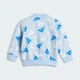 Детский спортивный костюм Seasonal Essentials Logo Celebration Fleece Kids adidas JI6204 (62) синий (4067901424423) - изображение 4