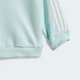 Детский комплект: свитшот, джоггеры Essentials 3-Stripes adidas IY7575 (62) бирюзовый (4067896582122) - изображение 8