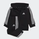 Дитячий спортивний костюм Essentials Full-Zip adidas HR5866 (62) чорний (4066748361588) - зображення 1
