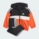 Дитячий спортивний костюм Tiberio 3-Stripes Colorblock Fleece Kids adidas IW3491 (62) чорний (4067896611037) - зображення 2