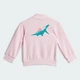 Дитячий спортивний костюм Seasonal Essentials Adiraptor Fleece Kids adidas JW2398 (68) рожевий (4068808218146) - зображення 4