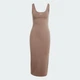 Женское платье ESSENTIALS RIB TANK MAXI WASHED adidas KE3167 (L) коричневый (4068821219946) - изображение 6