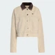 Женская куртка CANVAS TRACKTOP adidas KE1069 (M) бежевый (4068821333536) - изображение 6