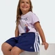 Детский комплект: футболка и шорты ADIDAS DISNEY FROZEN adidas JZ3578 (140) фиолетовый (4068821305441) - изображение 5