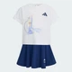 Детский комплект: футболка и юбка-шорты ADIDAS DISNEY FROZEN SPORT adidas JZ3543 (92) белый (4068819674689) - изображение 8