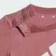 Детский комплект: шорты и футболка Essentials Organic Cotton adidas IZ4975 (62) розовый (4067896629582) - изображение 7