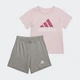 Детский комплект: шорты и футболка Essentials Organic Cotton adidas HR5886 (92) розовый (4066748330300) - изображение 2