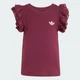 Детский комплект: футболка и велосипедки Lace Cycling adidas KC6796 (116) Бордовый (4068817048833) - изображение 7
