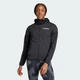 Женская куртка Terrex Xperior Climawarm+ Wind Light Fleece Hooded adidas JF1228 (S) черный (4067901957402) - изображение 1