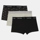 Набор 3 шт боксерки мужские трусы Calvin Klein 3-Pack Low Rise Trunks Cotton Stretch U2664G-YKS - S - изображение 2