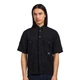 Чоловіча лляна сорочка вільного крою чорна C.P. Company linen shirt Black 18CMSH239A 005415G - XL - зображення 7