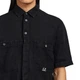 Чоловіча лляна сорочка вільного крою чорна C.P. Company linen shirt Black 18CMSH239A 005415G - XL - зображення 9