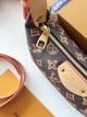 Сумка жіноча Louis Vuitton Pochette Hills коричнева (092) - изображение 4