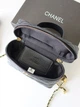 Сумка жіноча Chanel Vanity Long чорна (095) - зображення 5