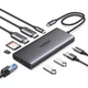 USB-хаб UGREEN Revodok Pro 210 Type-C 10 в 1 HDMI 8K Grey (CM639) - зображення 1