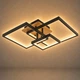 Потолочная люстра VALESO LED DK6589-3 BK+WOOD 102W Черный + дерево - изображение 2