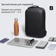 Рюкзак для ноутбука 17.3" Mark Ryden MR9008SJ с жёстким корпусом EVA и USB-портом (Черный) - изображение 6