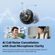 SoundPeats Clear Dot white навушники бездротові Bluetooth TWS білі AI CNC - зображення 6